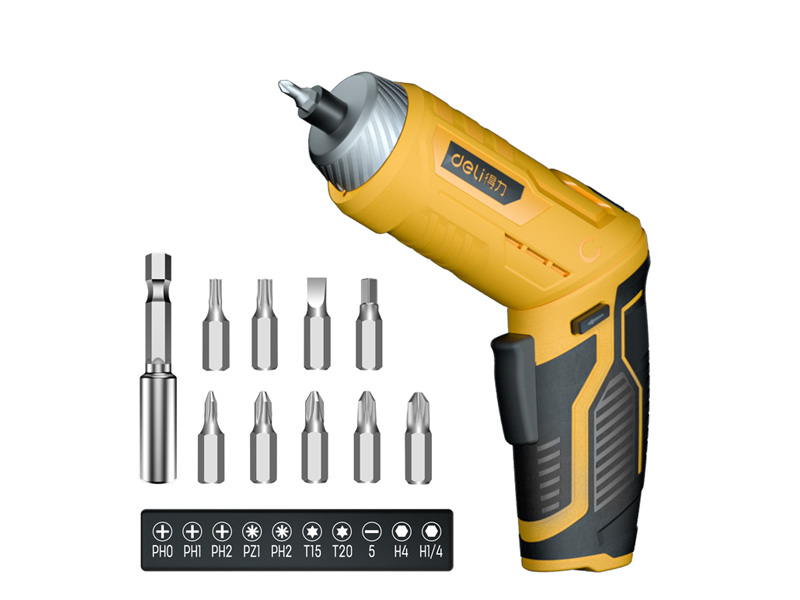 得力工具DL-DP04-W1B1-锂电枪式螺丝批3.6V/3N.m