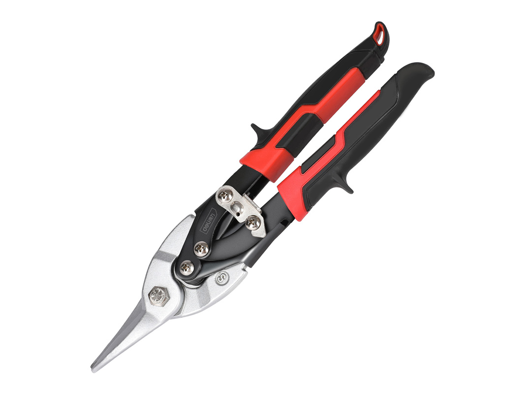 得力工具DL20030Z省力直头航空剪10寸铬钼钢