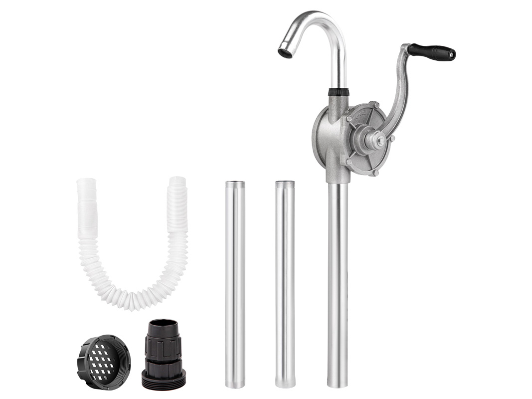 得力工具DL7525铝合金手摇油泵WS-25